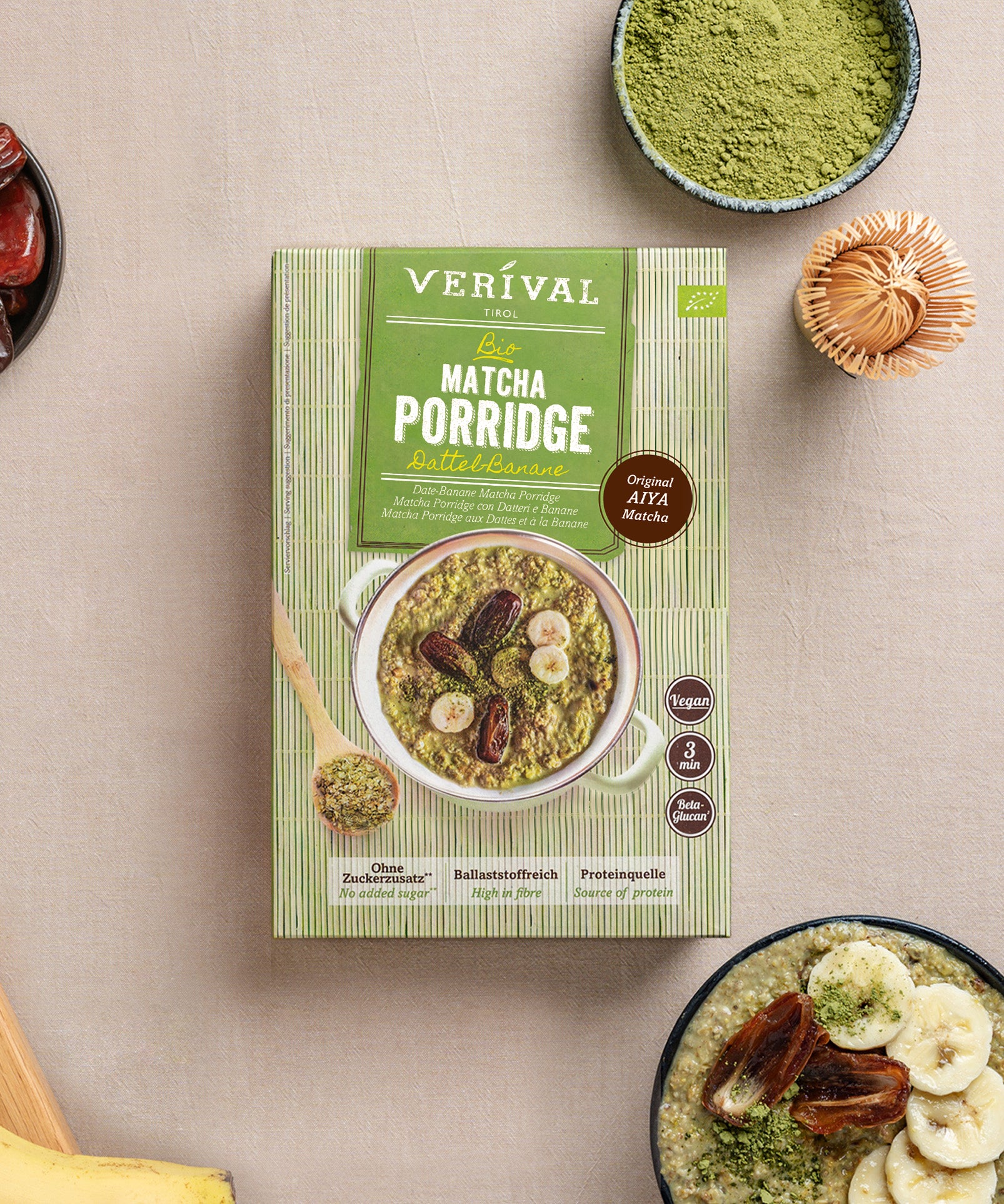 verival-bio-matcha-porridge-dattel-banane image 2