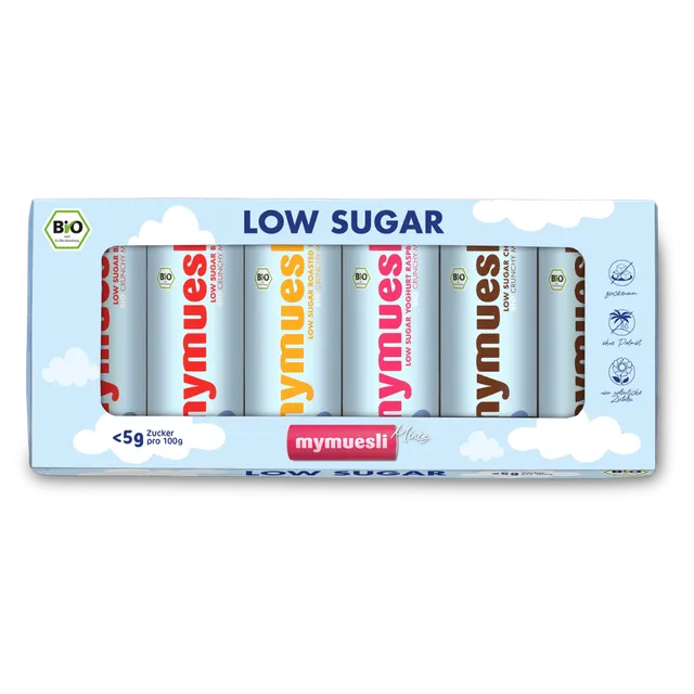 mymuesli-low-sugar-minis-geschenkbox-bio-m-sli-probierset-4-sorten image 1