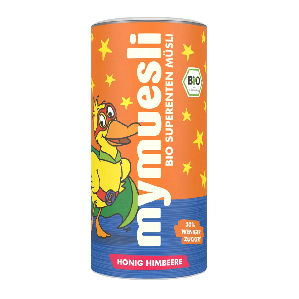 mymuesli-superenten-m-sli-fruchtiges-bio-kinder-m-sli-mit-honigflocken-und-himbe image 1