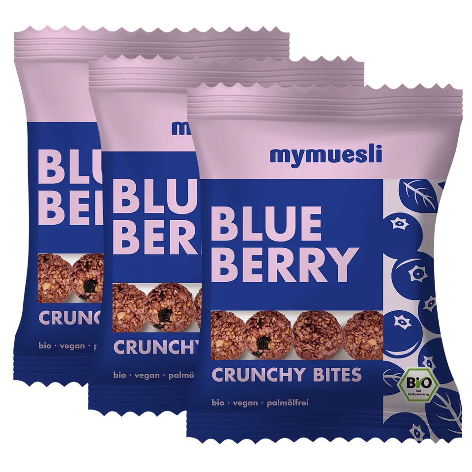 mymuesli-crunchy-bites-blueberry-hafer-snack-3x50g image 1