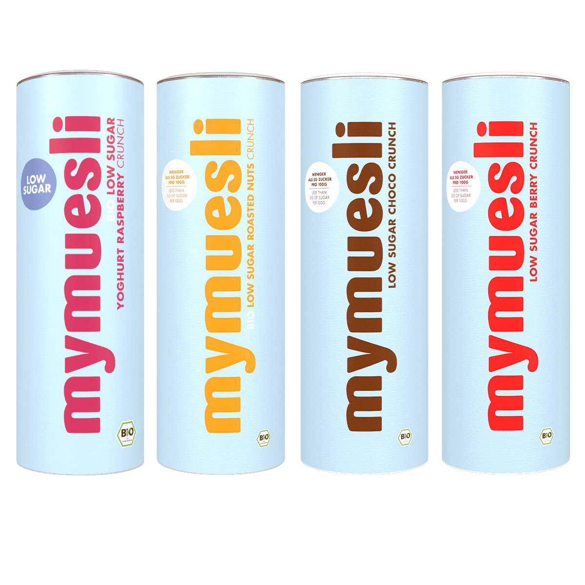 mymuesli-low-sugar-crunch-probierpaket-4er-m-sli-bundle image 1