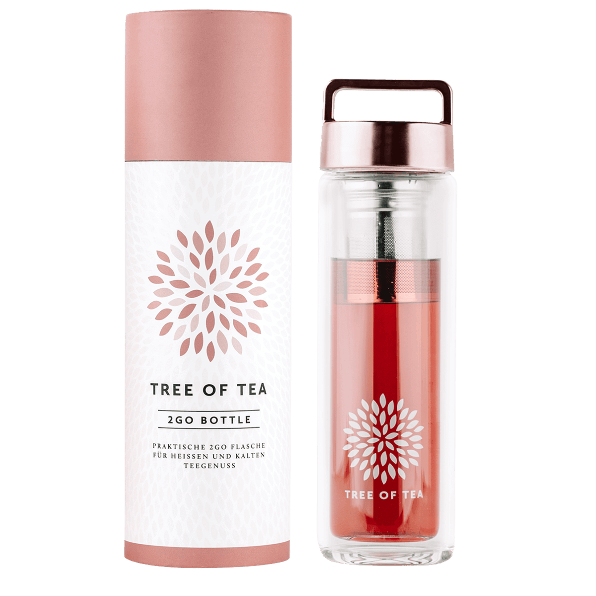 mymuesli-tree-of-tea-2go-bottle-ros-gold-glas-teebottle-450-ml image 1