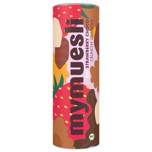 mymuesli-strawberry-choco-crunchy-granola-erdbeer-schoko-bio-granola image 1