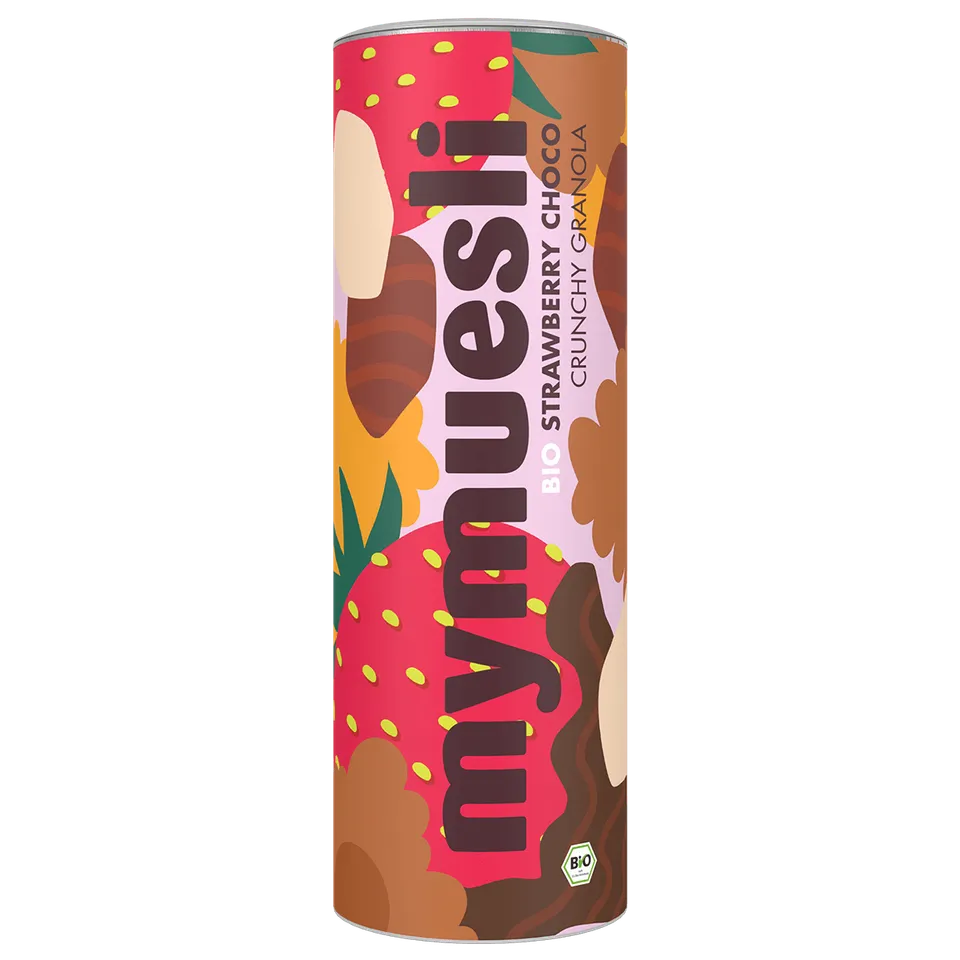 mymuesli-strawberry-choco-crunchy-granola-erdbeer-schoko-bio-granola image 1