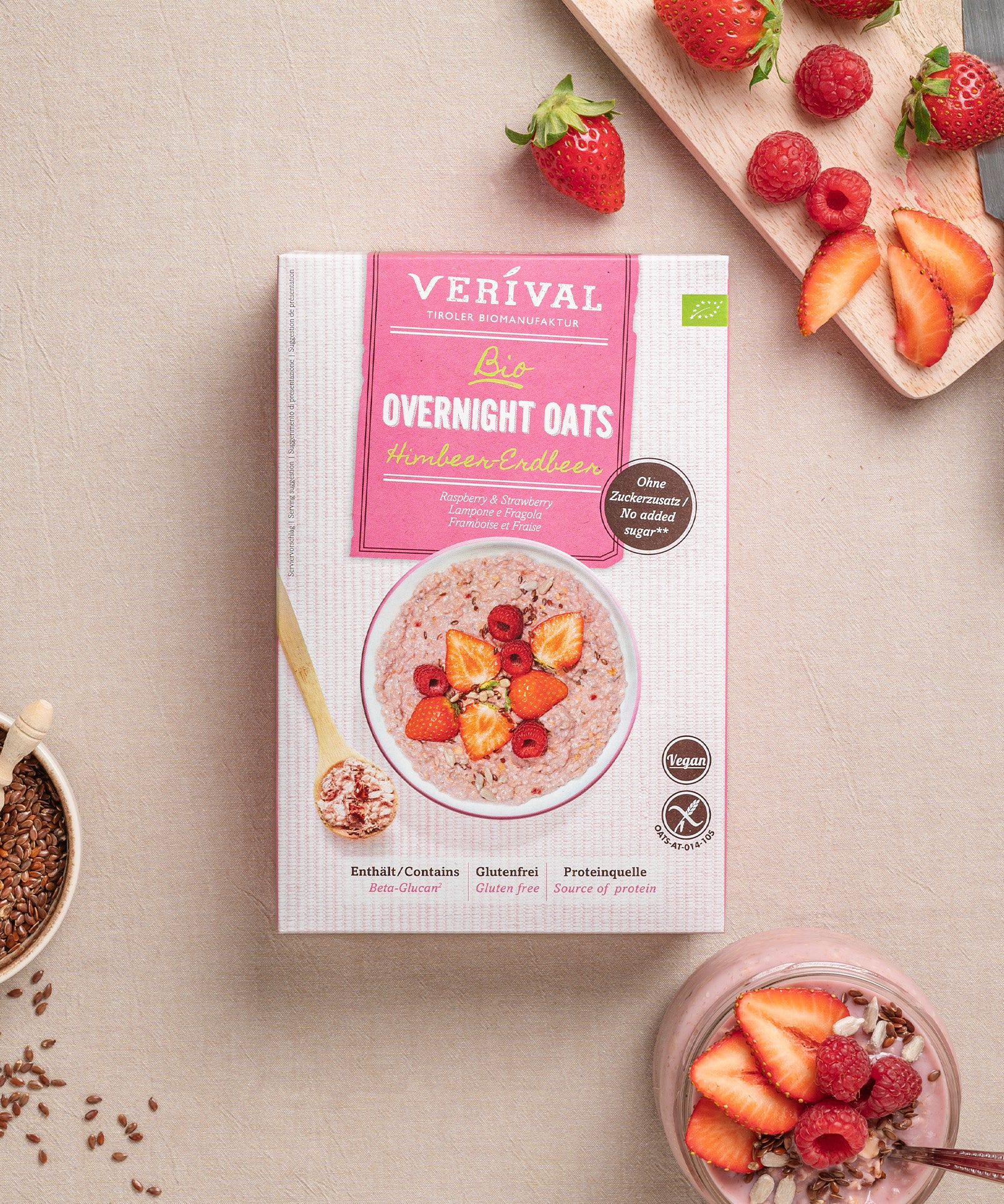 verival-bio-overnight-oats-himbeer-erdbeer-einzelportion-ohne-zuckerzusatz image 2