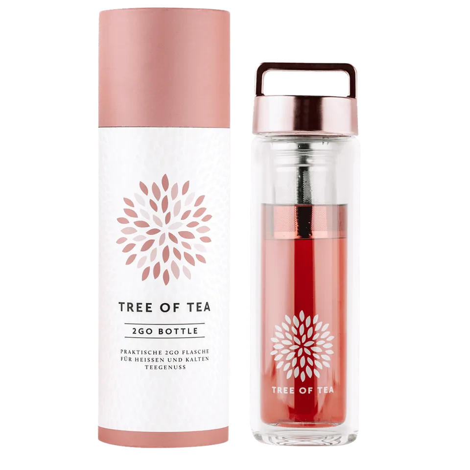 mymuesli-tree-of-tea-2go-bottle-ros-gold-glas-teebottle-450-ml image 1