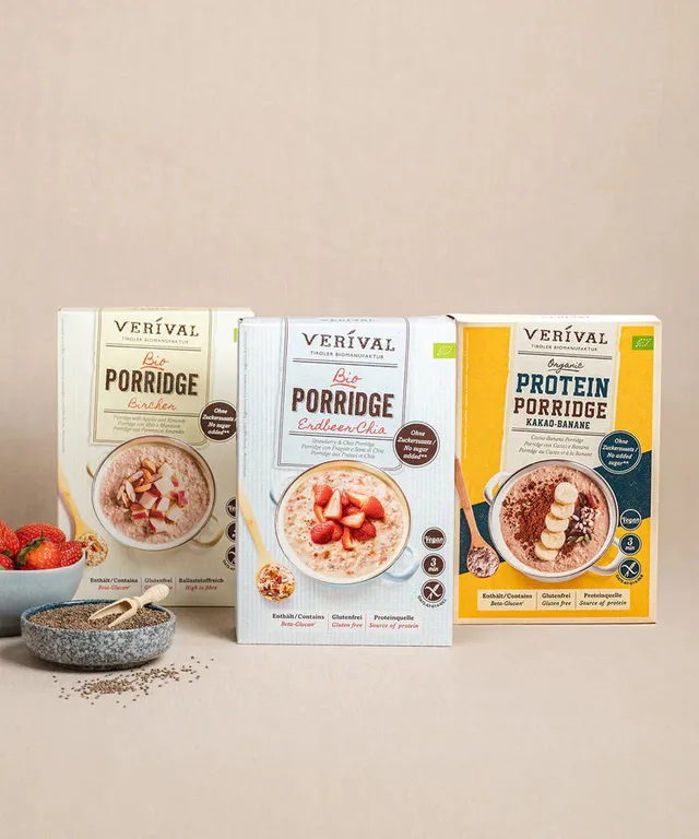 verival-porridge-stars-probierpaket-3er-set-bircher-erdbeer-chia-kakao-banane image 1