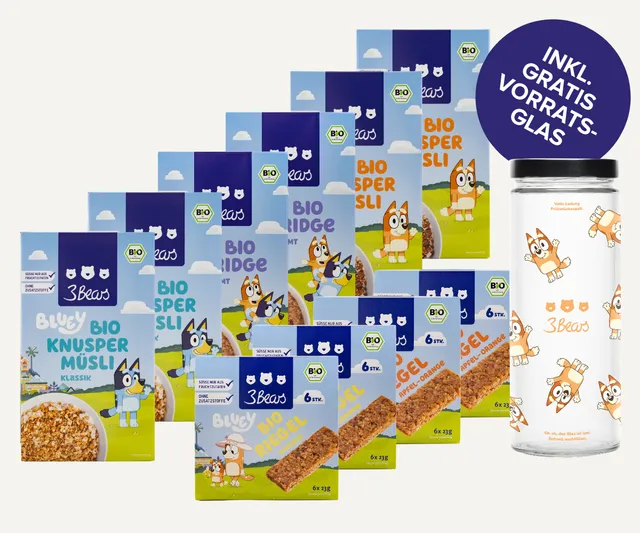 3bears-bluey-super-spar-set-granola-porridge-riegel-fr-hst-cks-set image 1