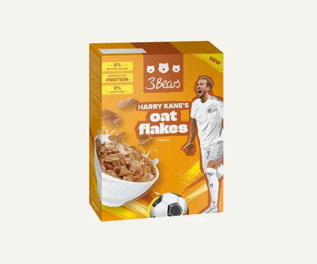 3bears-cereals-harry-kane-s-oat-flakes-hafer-cerealien image 1