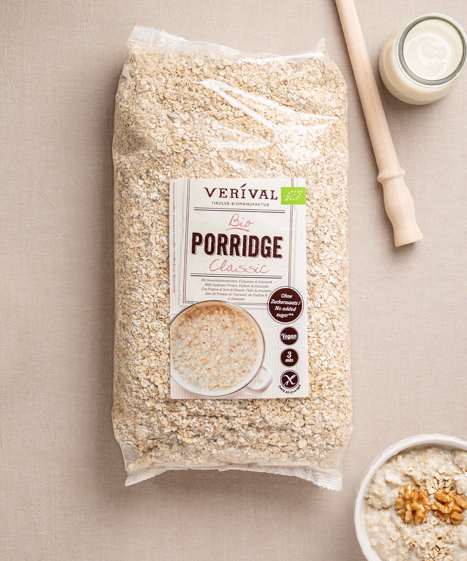 verival-bio-classic-porridge-glutenfreies-hafer-porridge-ohne-zuckerzusatz image 2